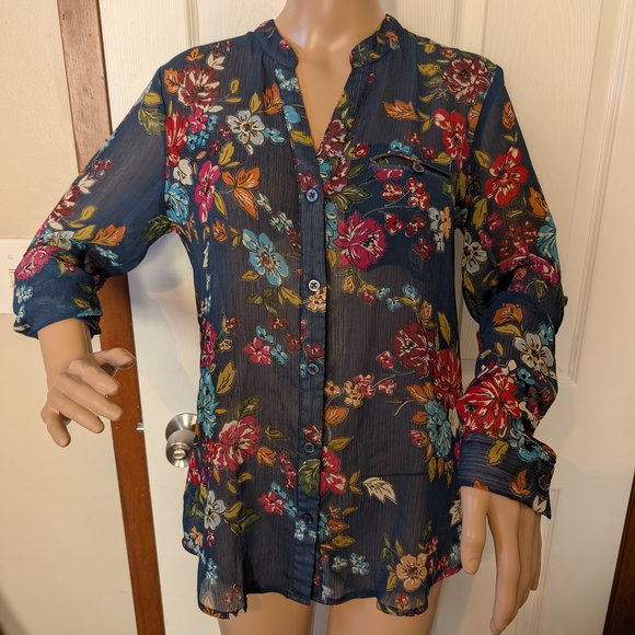 Kut from the Kloth Tops - Kut from the Kloth Multicolor Floral Blouse